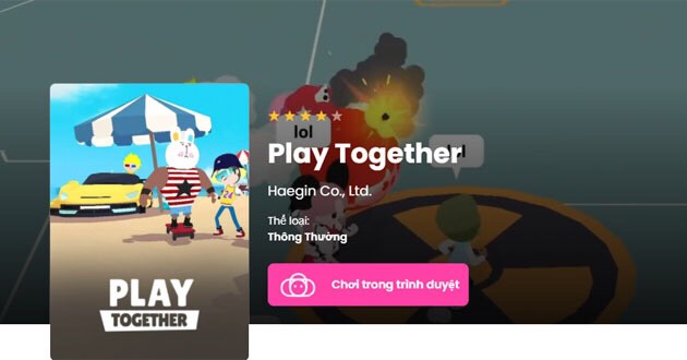 Play Together miễn phí không cần tải